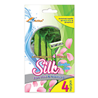 Ξυραφάκια Silk Sensitive Skin 4 λεπίδων 2+2 δώρο